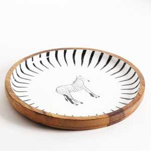 Handmade <b>Pine</b> Wood Serving Tray Eco Friendly Classic Style Food Serving Plate Dishwasher Safe Dining <b>Table</b> Wedding Home Decor - Product Image 1