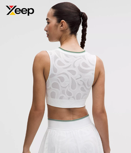 XEEP Soutien-gorge de sport pour femme de haute qualité XC-SB-148, uni, simple, respirant, bretelles réglables, coussinets amovibles, maintien élevé, séchage rapide - Product Image 2