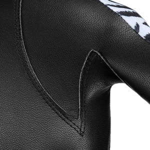 Guante de Golf para Hombre con Estampado de Flamencos, Palma de Cuero Negro, Transpirable, Antideslizante, Cierre de Velcro, Elegante, para Verano - Product Image 5