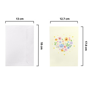 ผู้ผลิต OEM/ODM การ์ดป๊อปอัพ 3 มิติ ลายดอกไม้/ความรักและวันแม่ สไตล์โรแมนติก ผลิตในเวียดนาม การ์ดอวยพรทำมือ การ์ดดอกไม้ 3 มิติ - Product Image 2