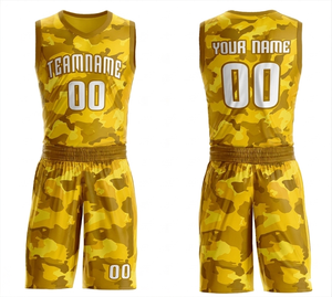 Conjunto de Camiseta de Baloncesto Sublimada Personalizada con Camuflaje, Unisex, para Adultos, Transpirable, Cuello en V, Sin Mangas, Ajuste Atlético, Nombre del Equipo 00 - Product Image 5