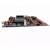 Tarjeta Madre X99 ATX LGA2011 DDR4 con 4 Canales, Soporte para CPU Dual para Juegos y Configuraciones de Doble Procesador, con Puerto de Pantalla