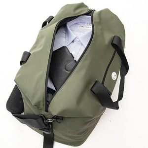Bolsa de viaje de cuero verde GRS, bolsa de lona informal, bolso de hombro moderno, adecuado para viajes y deportes. - Product Image 6