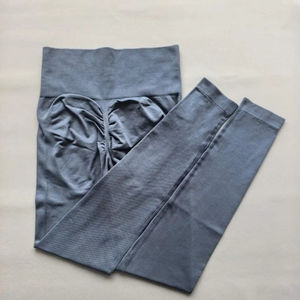 Nuevos Leggings Deportivos Casuales de Invierno para Mujer, Logotipo Personalizado, Cintura Media, Transpirables, de Algodón y Fibra de Bambú, para Entrenamiento, Yoga, Gimnasio, Fitness - Product Image 4