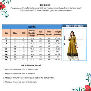 Kurta Angrakha pour femme en coton slub moutarde avec sequins, col montant, manches trois-quarts, séchage rapide, matériaux recyclés, idéal pour l'été - Product Image 5