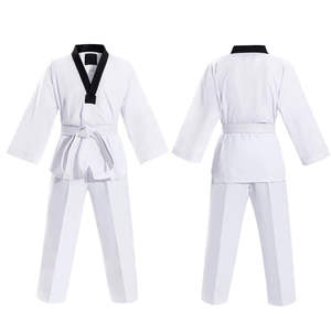 Uniforme de Taekwondo de Alta Calidad para Entrenamiento de Combate con Pantalones de Cintura Elástica - Product Image 1