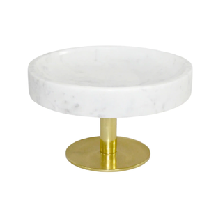 Luxurious Marble <b>Cupcake</b> Stand Round Brass Base Customized Sizes Crafts Cake Stand <b>Top</b> Selling Sale - Product Image 4