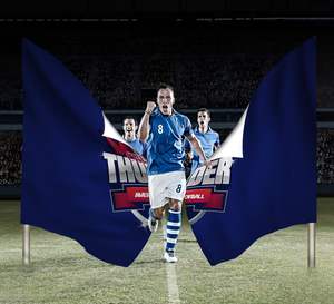 Pancarta Desmontable Personalizada para Eventos Deportivos, Pancarta de Vinilo para Entrada de Equipos y Promoción - Product Image 2