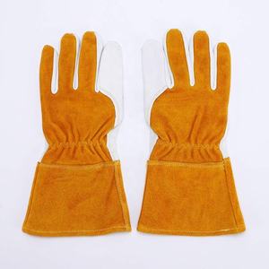Gants de travail en cuir d'hiver sur mesure, résistants aux coupures, design personnalisé, couleur unie, pour usage quotidien en extérieur, fournisseur direct d'usine - Product Image 4