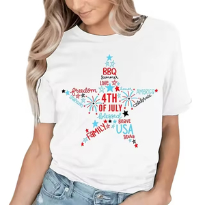 เสื้อยืดแขนสั้นแฟชั่นลำลองสำหรับผู้ชายและผู้หญิง ผ้าฝ้าย 100% น้ำหนัก 260 กรัม พิมพ์ลายดาววินเทจสวยงาม แบบถัก ดีไซน์เดียวกัน - Product Image 1