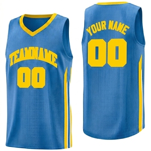 Maillot de basket-ball gris personnalisé, col en V, sans manches, nom de l'équipe, numéro, impression sublimée, séchage rapide, 100% polyester, vêtements de football - Product Image 3