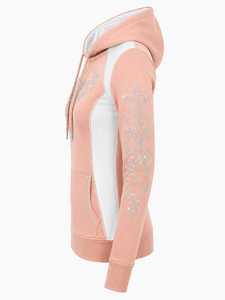 Sudadera con Capucha para Mujer, Adornada con Pedrería, Suave, Informal, de Manga Larga, para Comodidad Diaria - Product Image 6