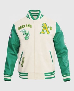 Chaqueta Varsity Personalizada para Hombre, con Letras Bordadas, Sin Mangas, Corte Regular, Resistente al Viento, Ropa de Equipo para Invierno 2026 - Product Image 1