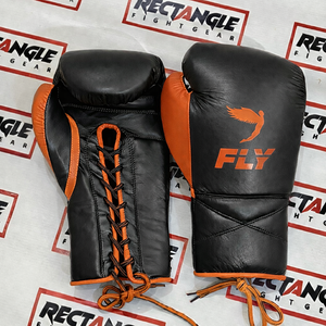 Fabrication en usine de gants de boxe sur mesure, 100% cuir véritable, professionnels, à lacets. - Product Image 3