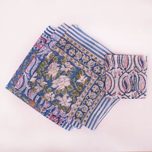 Nouvelle collection d'été Craftjaipur, bandana en popeline de coton naturel, imprimé à la main, multicolore, magnifique, écologique - Product Image 4