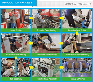 Enbo OEM/ODM nhà sản xuất động cơ đôi cánh cửa quay cổng hồng ngoại chống Pinch kiểm soát truy cập <span class=keywords><strong>Swing</strong></span> cổng rào cản - Product Image 5