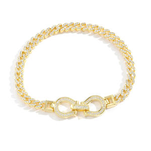 Wholesale Supply Luxury Baguette Cut Moissanite Diamond Hip Hop Bracelet <b>for</b> <b>Men</b> Available <b>for</b> Export Price from India - Product Image 1