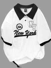 Men’s Oversized Graphic Rugby Polo – Retro New York Varsity Print Streetwear Shirt – Boxy Fit Black & White Contrast Collar Top - Product Image 3