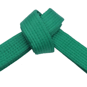 Ceintures de karaté et de BJJ personnalisées de haute qualité avec logo sur le devant, en tissu sergé/toile, respirantes, options de couleurs personnalisées, service OEM, unisexe adulte - Product Image 6
