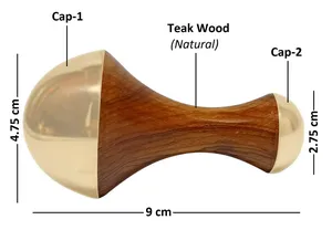 Varita Kansa Ayurvédica de Bajo Costo para Masaje Facial, Reafirmación de la Piel y Alivio del Estrés por M/S SHAAD HANDICRAFTS - Product Image 3