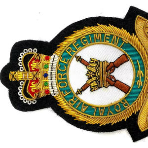 Écussons de blazer de régiment de luxe de haute qualité, brodés à la main avec fil de bouillon |   Écussons de blazer avec armoiries familiales, patchs de sécurité - Product Image 4