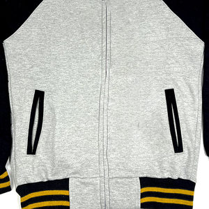 Veste en molleton personnalisée APA gris clair |    Blouson bomber universitaire |   Vêtements de rue urbains Ice Cold, équipement universitaire - Product Image 5