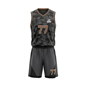 Uniformes de Baloncesto de Material Duradero, Tela Suave, Nombre del Equipo Personalizado, Uniformes de Baloncesto para Jugadores, Ropa de Práctica - Product Image 2