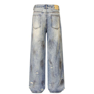 กางเกงดีไซน์ใหม่สุดฮิต ปรับแต่งได้ตามต้องการ คุณภาพพรีเมียม พร้อมเอฟเฟกต์ซันเฟด สำหรับลุคสบายๆ หรือสตรีทแวร์ เหมาะสำหรับทุกเพศ - Product Image 2