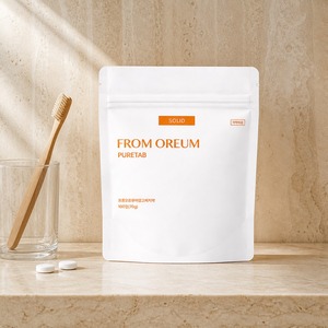 [FROM OREUM] Comprimés dentaires pour chambre d'hôtel, articles de toilette de voyage pour invités, recharge de dentifrice solide - Product Image 2