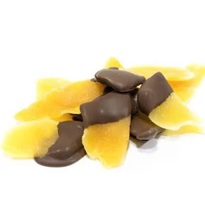 Bulk Wholesale Dried Mango Slices Dipped in Dark <b>Chocolate</b> Snacking - Product Image 4