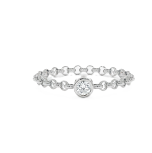 <b>Fine</b> High Quality Wholesale <b>Ring</b> Jewelry Round Cut Lab Created Diamond 9K 10K Solid Gold Fashionable Stainless Steel Dainty <b>Ring</b> - Product Image 3