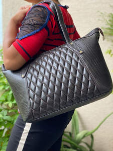 กระเป๋าโท้ทหนังวัวแท้สำหรับผู้หญิง, ใหม่กระเป๋าช้อปปิ้งหนังแท้มีสไตล์ที่เป็นเอกลักษณ์กระเป๋าสะพายอเนกประสงค์ - Product Image 2