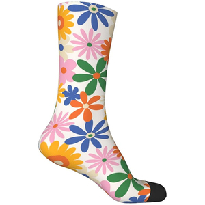 Wholesale Sublimation <b>Socks</b> Custom Logo <b>Polyester</b> Crew <b>Socks</b> Breathable Athletic Sports <b>Socks</b> 3D Printed Unisex OEM - Product Image 5