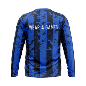 Camiseta de Yoga Personalizada para Hombre, Sin Costuras, Manga Larga, Elástica, Ligera, de Secado Rápido, Compresión Alta, para Gimnasio - Product Image 2