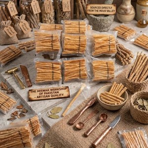 Organic Style Miswak Sticks Natural Oral Care <b>Tool</b> Traditional Plant Based <b>Tooth</b> <b>Cleaning</b> Stick For Everyday Use - Product Image 6