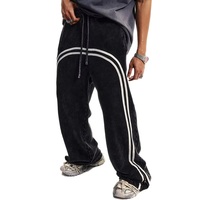 Pantalon décontracté coupe-vent pour homme David Sports Wear, 100 % polyester, anti-boulochage, respirant, écologique, multi-poches, fermeture éclair