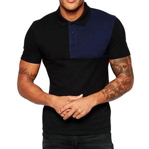 Nuevo Diseño, Camisetas Polo de Manga Corta para Hombre con Logotipo Personalizado, Venta Caliente, Camisetas Polo de Buena Calidad Hechas en Fábrica para Hombre - Product Image 3