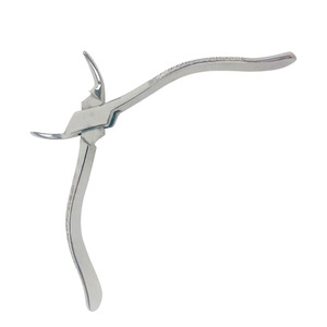 Ensemble de forceps d'extraction dentaire pédiatrique manuel universel pour dents primaires supérieures et inférieures en acier inoxydable avec poignée moletée - Product Image 5
