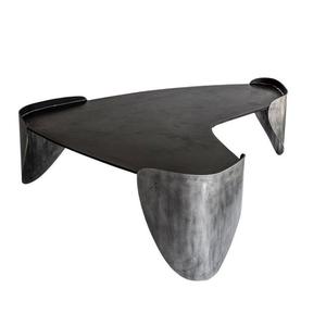 Mesa auxiliar de aluminio de diseño contemporáneo, simple, portátil, de lujo, moderna, para sala de estar, mesa de noche. - Product Image 3