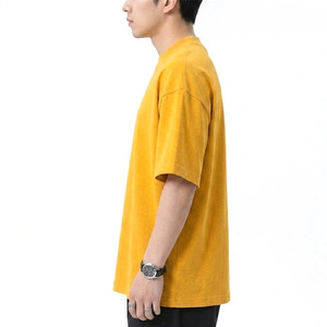 เสื้อยืดทรงบ็อกซี่ฟิตโอเวอร์ไซส์สำหรับผู้ชาย ผ้าฝ้ายพรีเมียม แห้งเร็ว ระบายอากาศได้ดี พิมพ์ลายได้ตามต้องการ สวมใส่สบาย แฟชั่นลำลอง สตรีทแวร์ ราคาประหยัด - Product Image 4