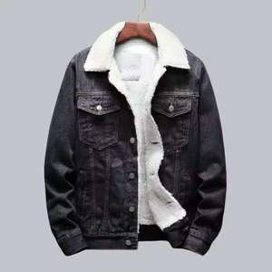 Vestes en jean pour hommes en fourrure, style streetwear, personnalisables, vente en gros, modèle 2026, fabriquées par TRIOTAKE INDUSTRY - Product Image 1