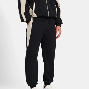 Wholesale Custom Logo Zip up Jacket Men's Tracksuit Set With Side Panels Blank Nylon Windbreaker <b>Track</b> <b>Suit</b> Reasonable Price - Product Image 6