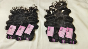 Extensiones de Cabello Humano Remy Indio, Mechones Individuales, Negros Naturales, Rizados, de Una Sola Capa, para Tejido - Product Image 6