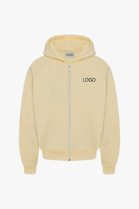 ชุดวอร์มผู้ชายผ้าเนื้อนุ่มคุณภาพสูง ระบายอากาศได้ดี ไซส์ใหญ่พิเศษ สกรีนโลโก้ได้ตามต้องการ แบบสองชิ้น เสื้อฮู้ดและกางเกงขายาว สำหรับฤดูหนาว - Product Image 4