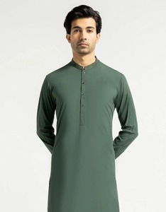 Elegante Shalwar Kameez Tradicional Indio de Algodón de Alta Calidad para Hombre |   Ropa para Fiestas y Eventos de Boda Sin Arrugas - Product Image 2