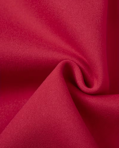 Red Hooded Fleece Breathable Sweatshirt for Children Casual Winter Wear Knitted Regular Sleeve Lined - Product Image 6