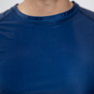 Wholesale Rate High Professional Comfortable Custom Logo Black Quick Dry Polyester Breathable Short Sleeve <b>Men</b> <b>Compression</b> <b>Shirt</b> - Product Image 6