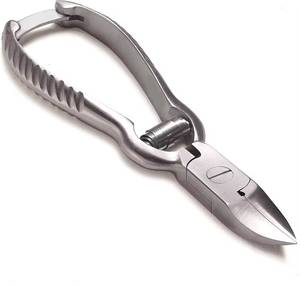Coupe-ongles professionnel Morje en acier inoxydable 10,0 MM à mâchoires biseautées, ouverture large, lame courbée, pointe acérée pour ongles épais des orteils - Product Image 2