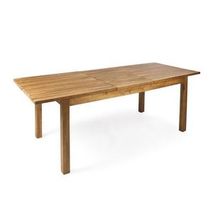 Moderno Juego de Comedor de Madera de Acacia de 7 Piezas, 6 Sillas y 1 Mesa Grande para Jardín, Patio o Terraza - Product Image 3
