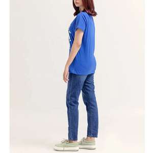 Camiseta Azul Rey para Hombre y Mujer, Ecológica, de Algodón Suave, Cuello Redondo, Manga Corta, Estampada, de Secado Rápido y Transpirable - Product Image 6